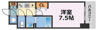 ワールドアイ京町堀の物件間取画像